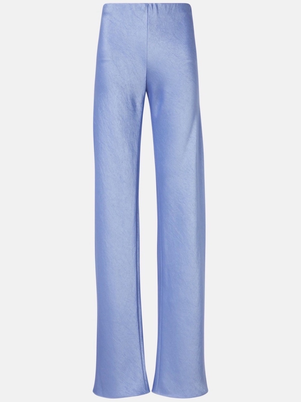 Vince High-Rise Fluid Satin Bias Pant in Iris - Picture 3 of 7